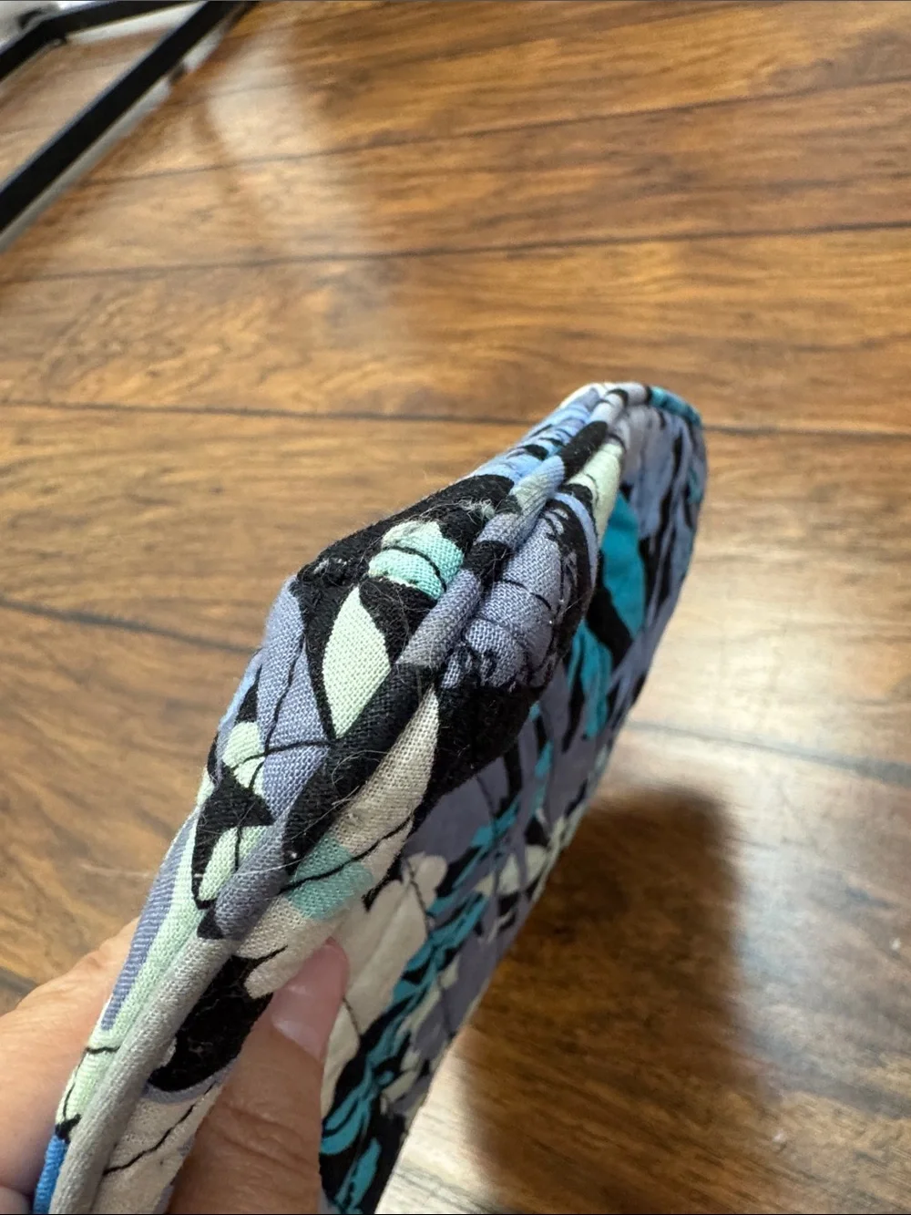 Vera Bradley Camofloral Medium Cosmetic Bag Quilted Zip Pouch Retired